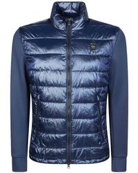 Blauer - Plumífero Con Botones - Lyst