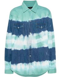 Alanui - Tie-Dye Print Cotton Shirt - Lyst