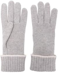 Eleventy - Contrasting-trim Cashmere Gloves - Lyst