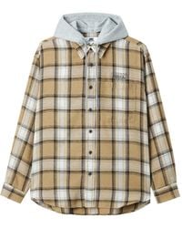 Chocoolate - Hooded Check-Pattern Jacket - Lyst