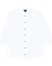 Giorgio Armani - Cotton-Poplin Shirt - Lyst