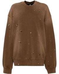 JNBY - Sweater Verfraaid Met Kristallen - Lyst