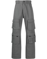 Martine Rose - Logo-patch Cotton Cargo Trousers - Lyst