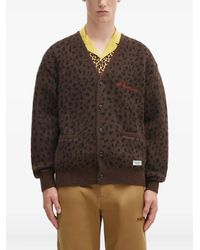 Wacko Maria - Leopard-Print Cardigan - Lyst