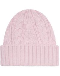 Bompard - Cable-Knit Beanie Hat - Lyst