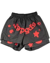 Sp5der - Beluga Double-Layer Shorts - Lyst