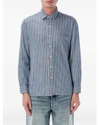 Salvatore Piccolo - Striped Chest-Pocket Shirt - Lyst