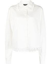 ANOUKI - Embellished Long-Sleeve Shirt - Lyst