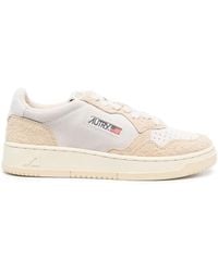 Autry - Perforated Suede Low-Top Sneakers - Lyst