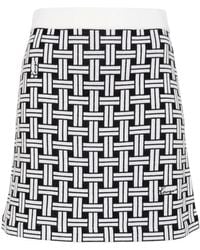 KENZO - Miniskirt With Jacquard Effect - Lyst