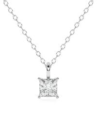 Diamond Essentials - Diamond Necklace - Lyst
