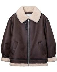 DUNST - Faux-Shearling Trim Jacket - Lyst