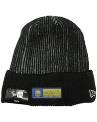 KTZ - Golden State Warriors Logo-Patch Beanie Hat - Lyst