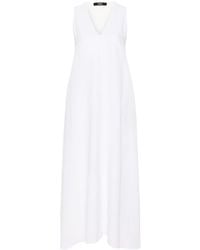 Herno - Lace-panelling Sleeveless Dress - Lyst
