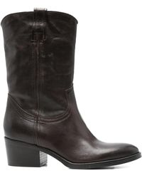 CURIOSITÉ - 50Mm Calf-Leather Cowboy Boots - Lyst