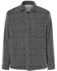 Eleventy - Checked Shirt Jacket - Lyst