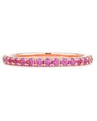 Kwiat - 18Kt Rose Sapphire Stackable Ring - Lyst