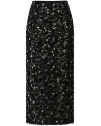 Herskind - Sequin-Embellished Midi Skirt - Lyst