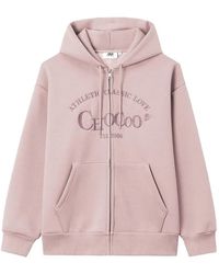 Chocoolate - Logo-Embroidered Zip-Up Hoodie - Lyst