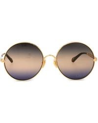 Chloé - Aly Round-Frame Sunglasses - Lyst