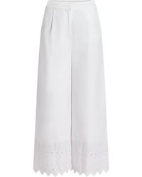 Karl Lagerfeld - Pantalones con diseño bordado - Lyst