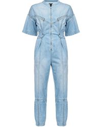 Pinko デニム ジャンプスーツ - ブルー