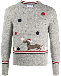 Thom Browne - Holiday Hector Intarsia Knit Jumper - Lyst