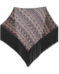 Missoni - Triangle Wool Blend Scarf - Lyst