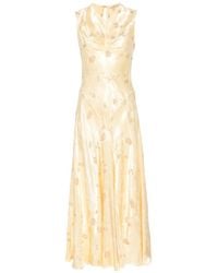 Doen - Floral-Jacquard Sleeveless Maxi Dress - Lyst