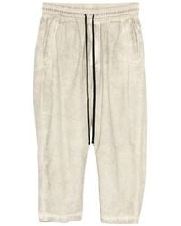 Thom Krom - Drawstring-Waist Cropped Trousers - Lyst
