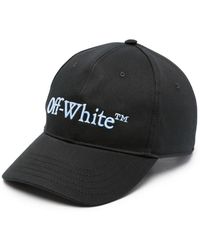 Off-White c/o Virgil Abloh - Off- Bookish Logo-Embroidered Baseball Cap - Lyst