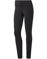 Reebok - Leggings Con Inserti A Rete - Lyst