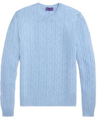 Ralph Lauren - Crew-Neck Cable-Knit Jumper - Lyst