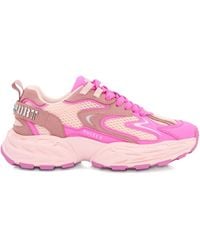 Philipp Plein - Pulse X Sneakers Met Mesh En Tekst - Lyst