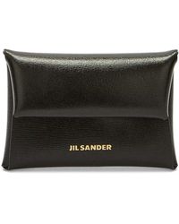 Jil Sander - Mini Coin Purse Leather Wallet - Lyst