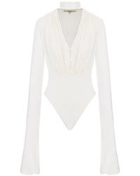 MANURI - Suki Long-Sleeve Bodysuit - Lyst