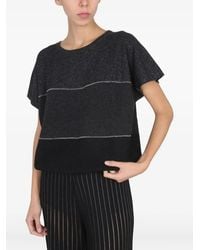 Fabiana Filippi - Striped Wool T-Shirt - Lyst