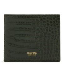 Tom Ford - Portafoglio con effetto pelle di coccodrillo - Lyst