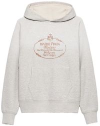 Prada - Fleece Hoodie - Lyst