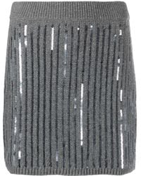 Dorothee Schumacher - Sequin-embellishment Knitted Skirt - Lyst