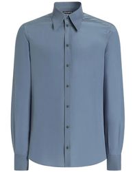 Dolce & Gabbana - Silk Crêpe-De-Chine Shirt - Lyst