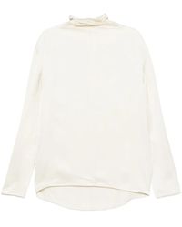 TOTEME - High-Neck Blouse - Lyst