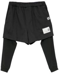 Maison Mihara Yasuhiro - Shorts Im Layering-Look - Lyst