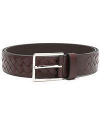 BOSS - Cary Woven Leather Belt - Lyst