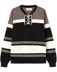 Ambush - Striped Organic Cotton Sweatshirt - Lyst