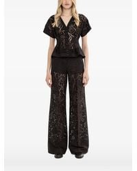 Nissa - Floral-Embroidered Jacket - Lyst