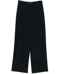 Luisa Cerano - Pleated Wide-Leg Trousers - Lyst