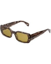 Retrosuperfuture - Rectangle Frame Sunglasses - Lyst
