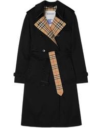 Burberry - Long Gabardine Lakefield Trench Coat - Lyst