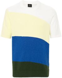 PS by Paul Smith - Gestreiftes T-Shirt aus Frottee - Lyst